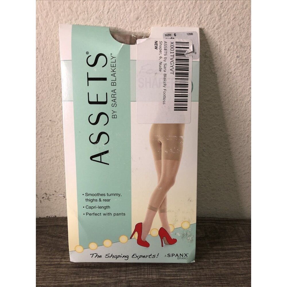 SPANX Assets By Sara Blakely Footless Shaper In Nude Size 6